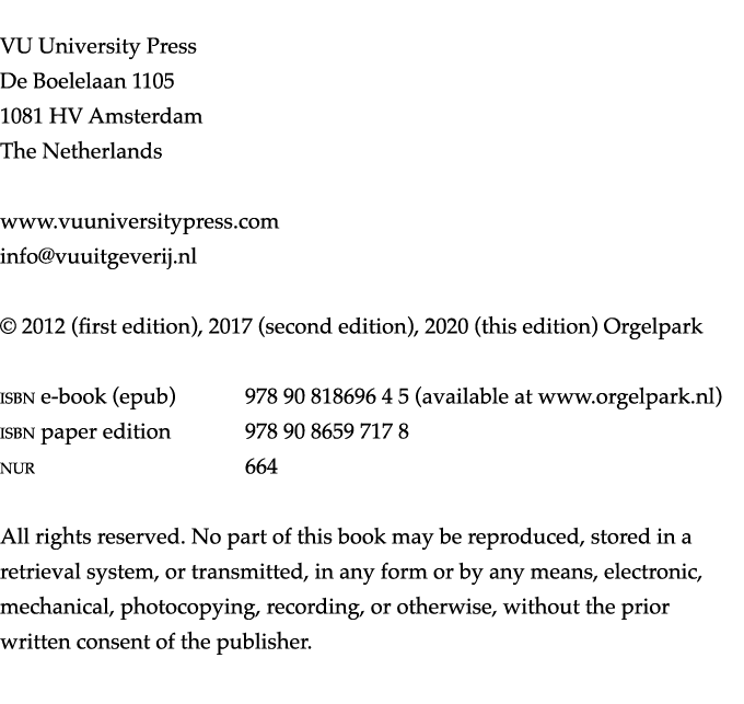  VU University Press De Boelelaan 1105 1081 HV Amsterdam The Netherlands www vuuniversitypress com info vuuitgeverij    
