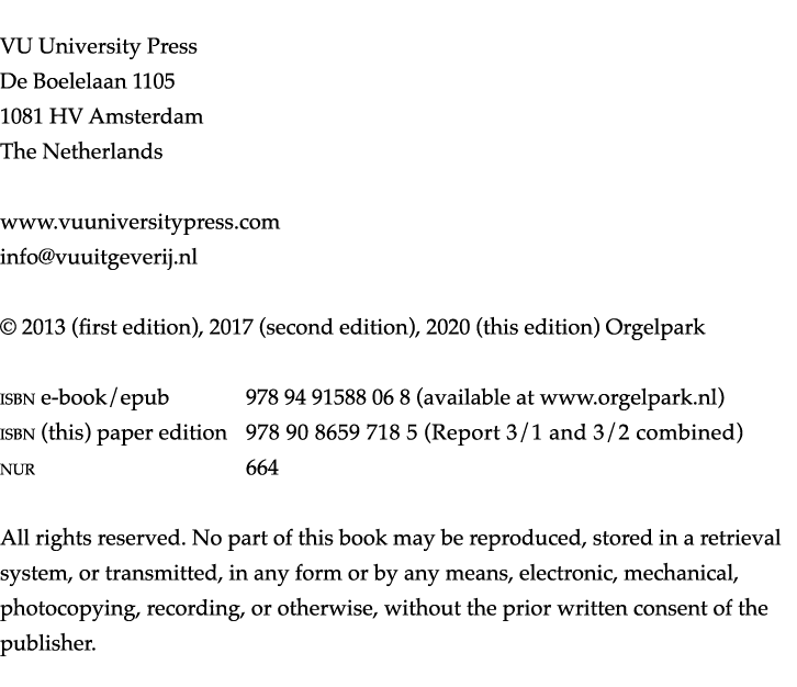  VU University Press De Boelelaan 1105 1081 HV Amsterdam The Netherlands www vuuniversitypress com info vuuitgeverij    