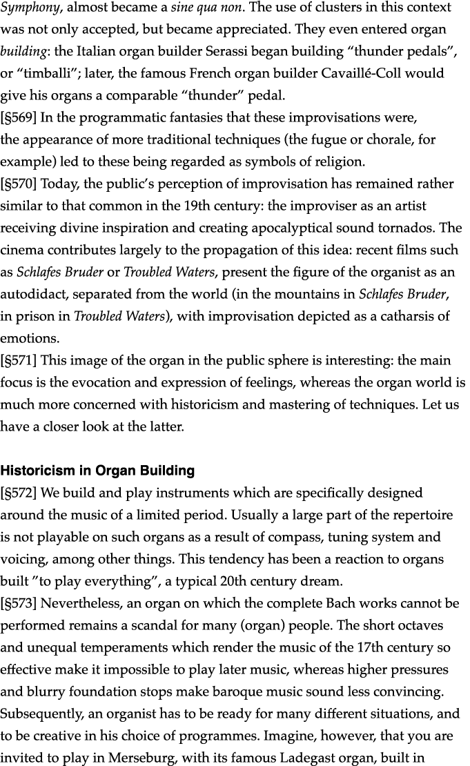 Symphony, almost became a sine qua non  The use of clusters in this context was not only accepted, but became appreci   