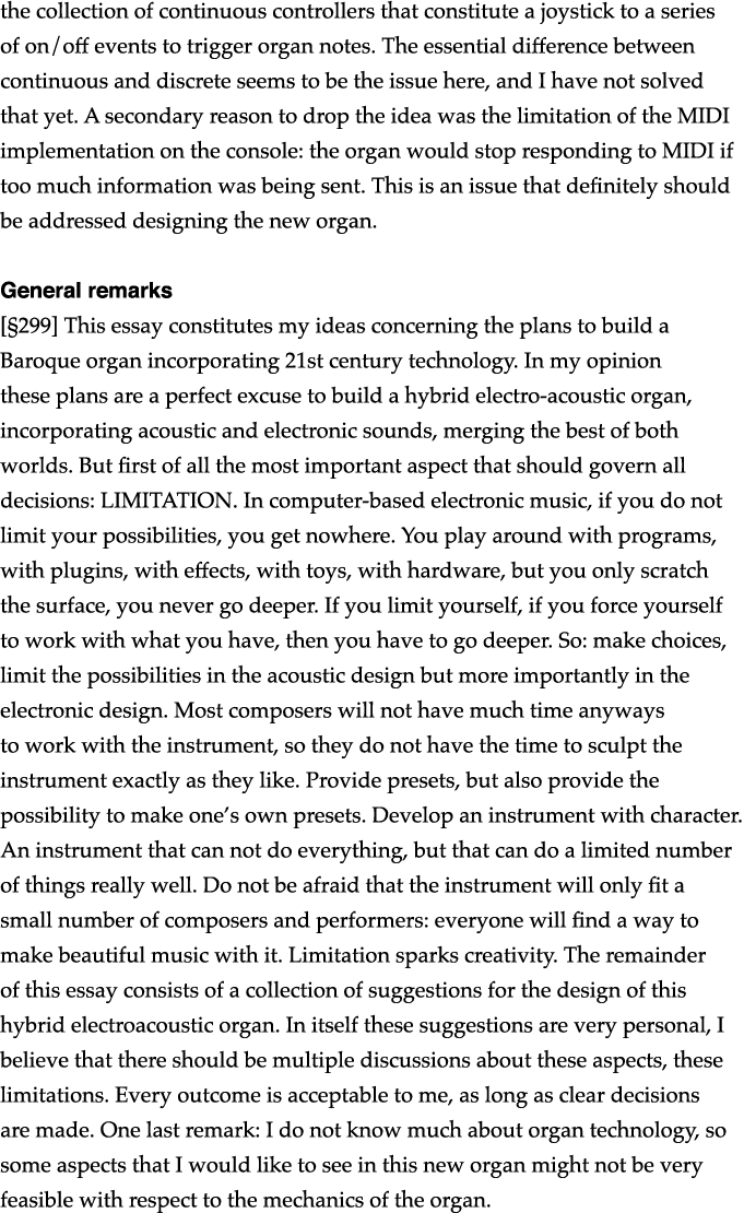 the collection of continuous controllers that constitute a joystick to a series of on off events to trigger organ not   
