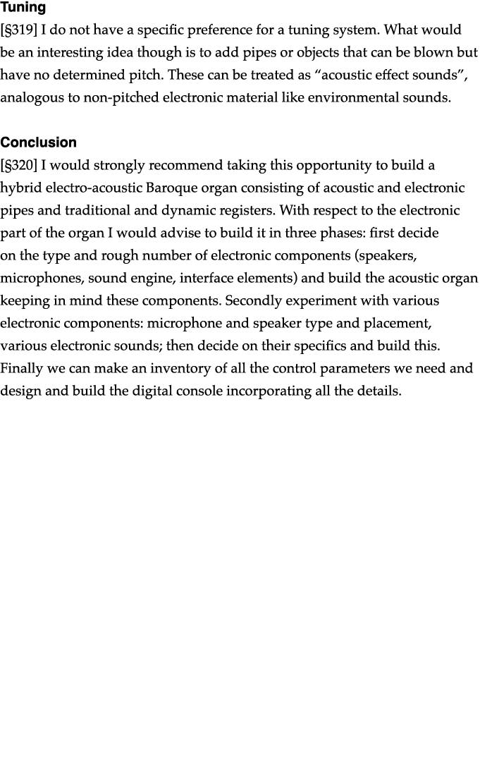 Tuning   319  I do not have a specific preference for a tuning system  What would be an interesting idea though is to   