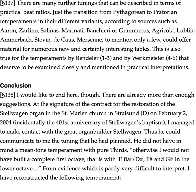   137  There are many further tunings that can be described in terms of practical beat ratios  Just the transition fr   