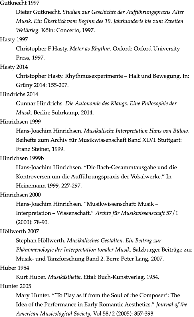 Gutknecht 1997 Dieter Gutknecht  Studien zur Geschichte der Aufführungspraxis Alter Musik  Ein Überblick vom Beginn d   