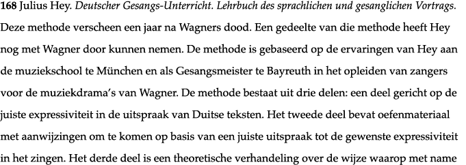 168 Julius Hey  Deutscher Gesangs-Unterricht  Lehrbuch des sprachlichen und gesanglichen Vortrags  Deze methode versc   