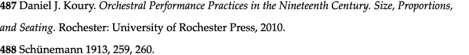 487 Daniel J  Koury  Orchestral Performance Practices in the Nineteenth Century  Size, Proportions, and Seating  Roch   