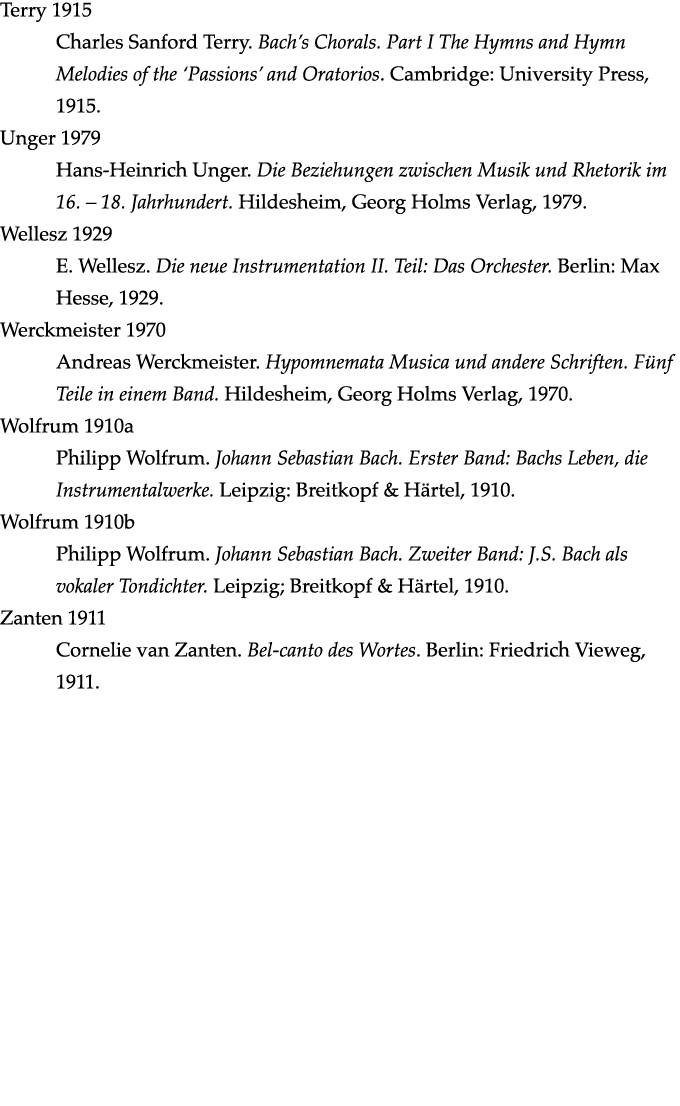 Terry 1915 Charles Sanford Terry  Bach s Chorals  Part I The Hymns and Hymn Melodies of the  Passions  and Oratorios    