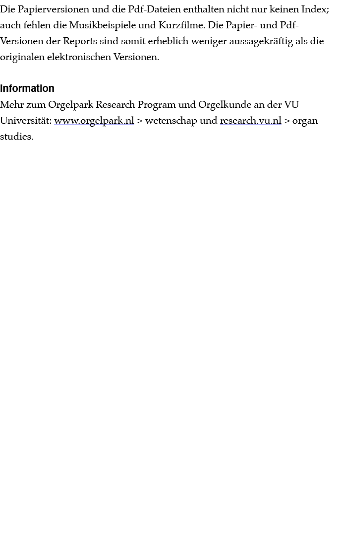 Die Papierversionen und die Pdf Dateien enthalten nicht nur keinen Index; auch fehlen die Musikbeispiele und Kurzfilm...