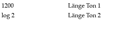  1200 L nge Ton 1 log 2 L nge Ton 2 